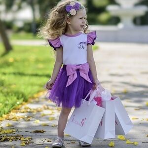 Purple and Pink Tulle 2p  Set  for Kids